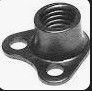 #10 - 32 NUT PLATE, SELF LOCKING CORNER CADMIUM PLATED